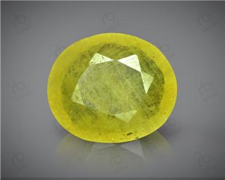 Natural Heated & Treated Yellow Sapphire Certified 3.81 carats -96553 